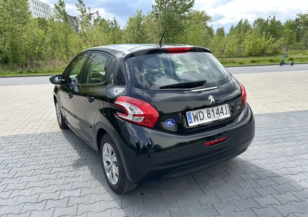 Peugeot 208 cena 23900 przebieg: 82794, rok produkcji 2012 z Warszawa małe 92